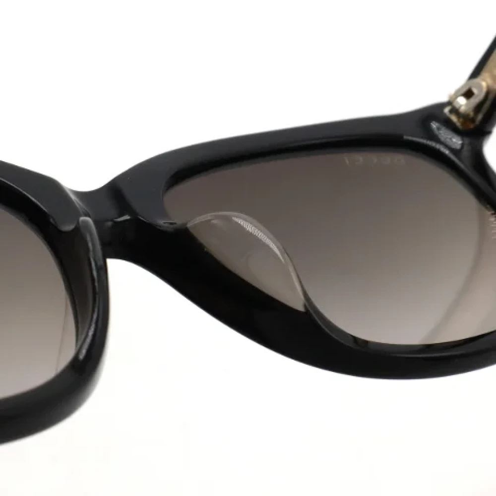 Gucci Vintage Pre-owned Fabric sunglasses Black Dames