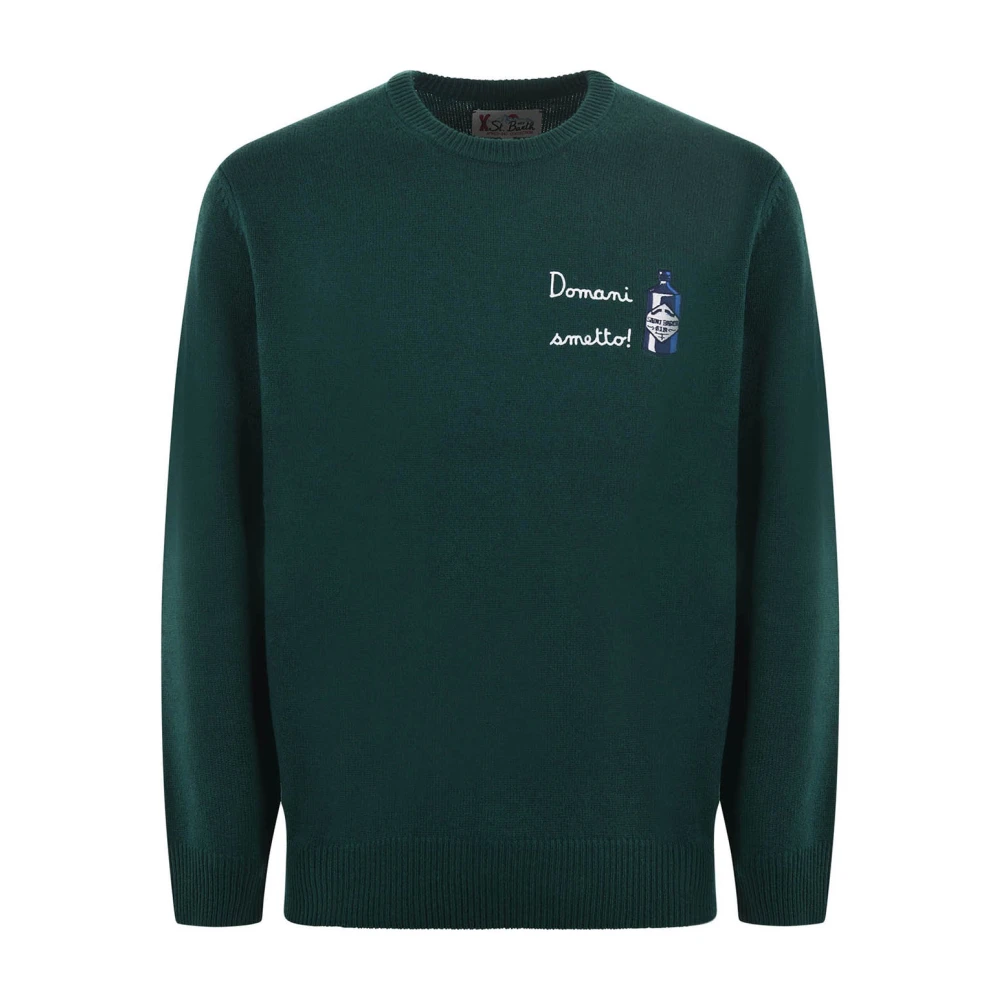 MC2 Saint Barth Stijlvolle Sweaters voor Heren Green Heren