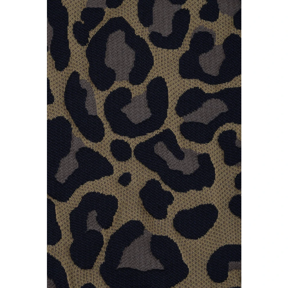 Dolce & Gabbana Dierenprint Jacquard Sweatshirt Brown Heren