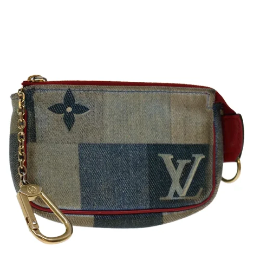 Louis Vuitton Vintage Pre-owned Denim pouches Multicolor Dames