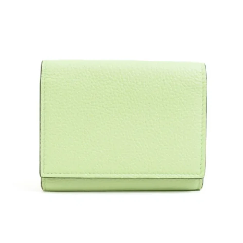 Gucci Vintage Pre-owned Leather wallets Green Dames