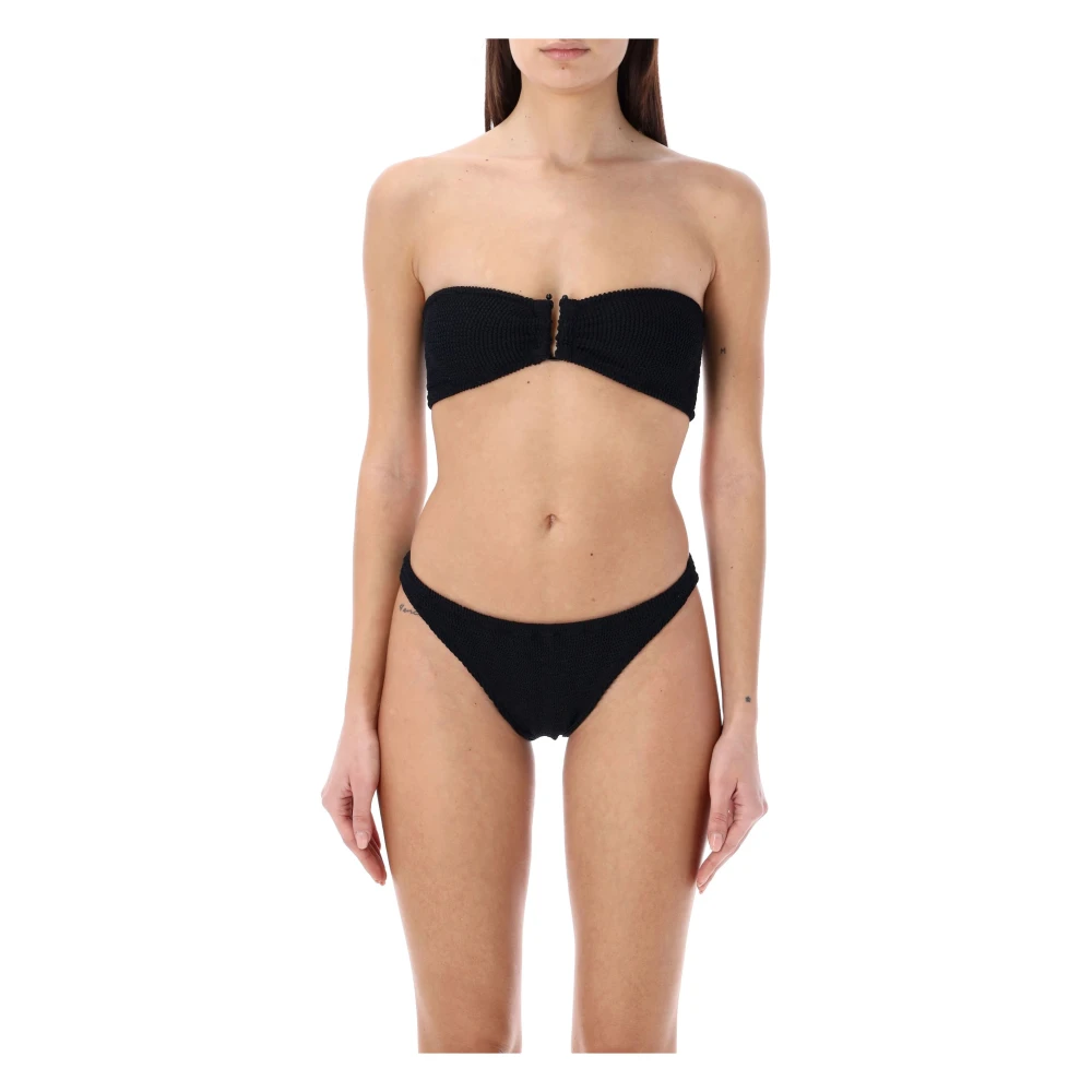 Reina Olga Zwart Strapless Bikini Set Ss24 Black Dames