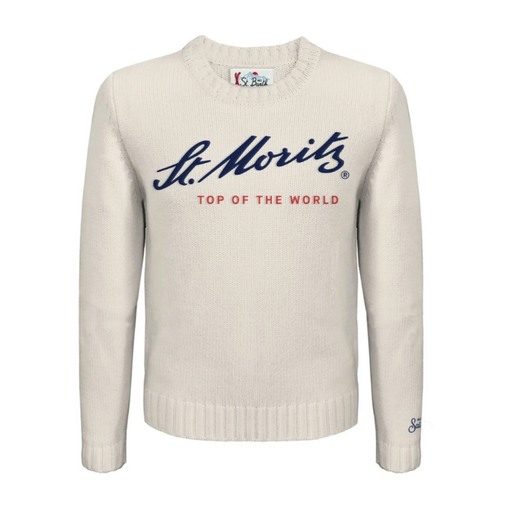 MC2 Saint Barth Witte Trui voor Stijlvolle Look White Heren