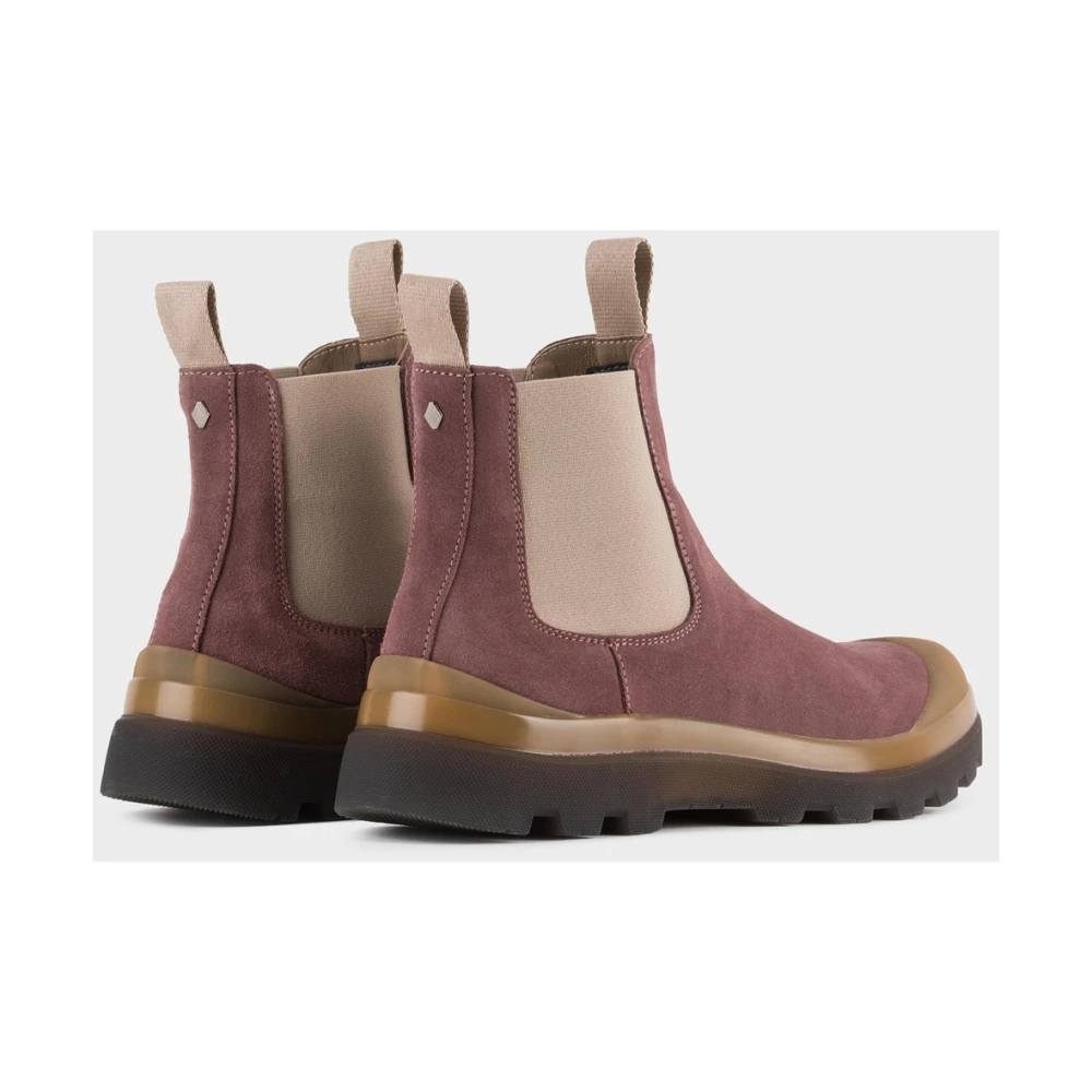 Panchic Beatle Boot Suede Brownrose Pink Dames