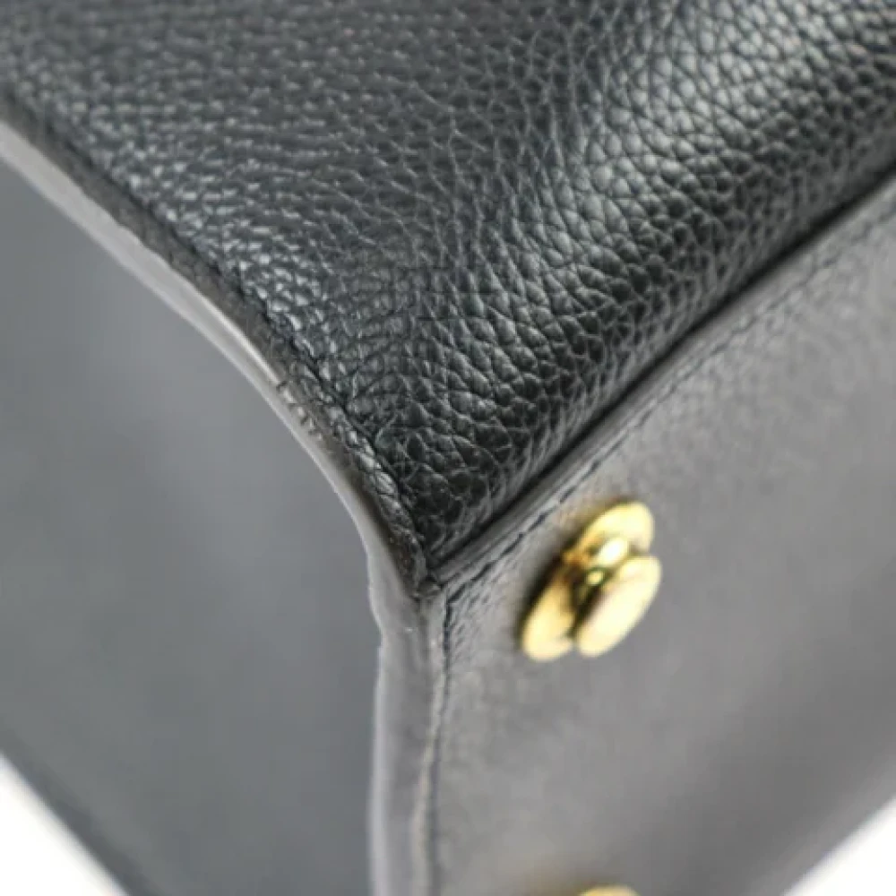 Louis Vuitton Vintage Pre-owned Leather handbags Black Dames