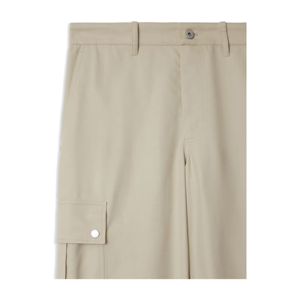 Burberry Grijze Broek voor Mannen Aw24 Gray Heren