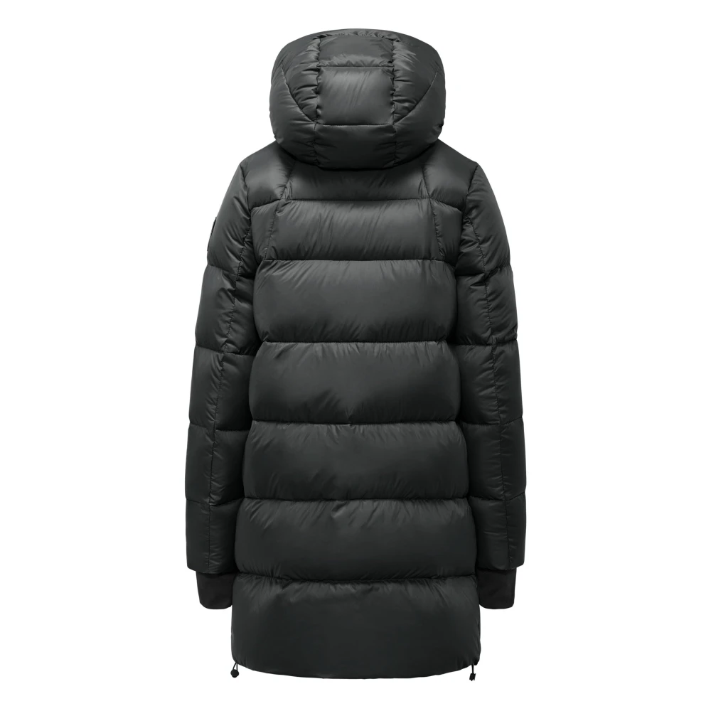 BomBoogie Nylon Donsjas met Capuchon Gray Dames