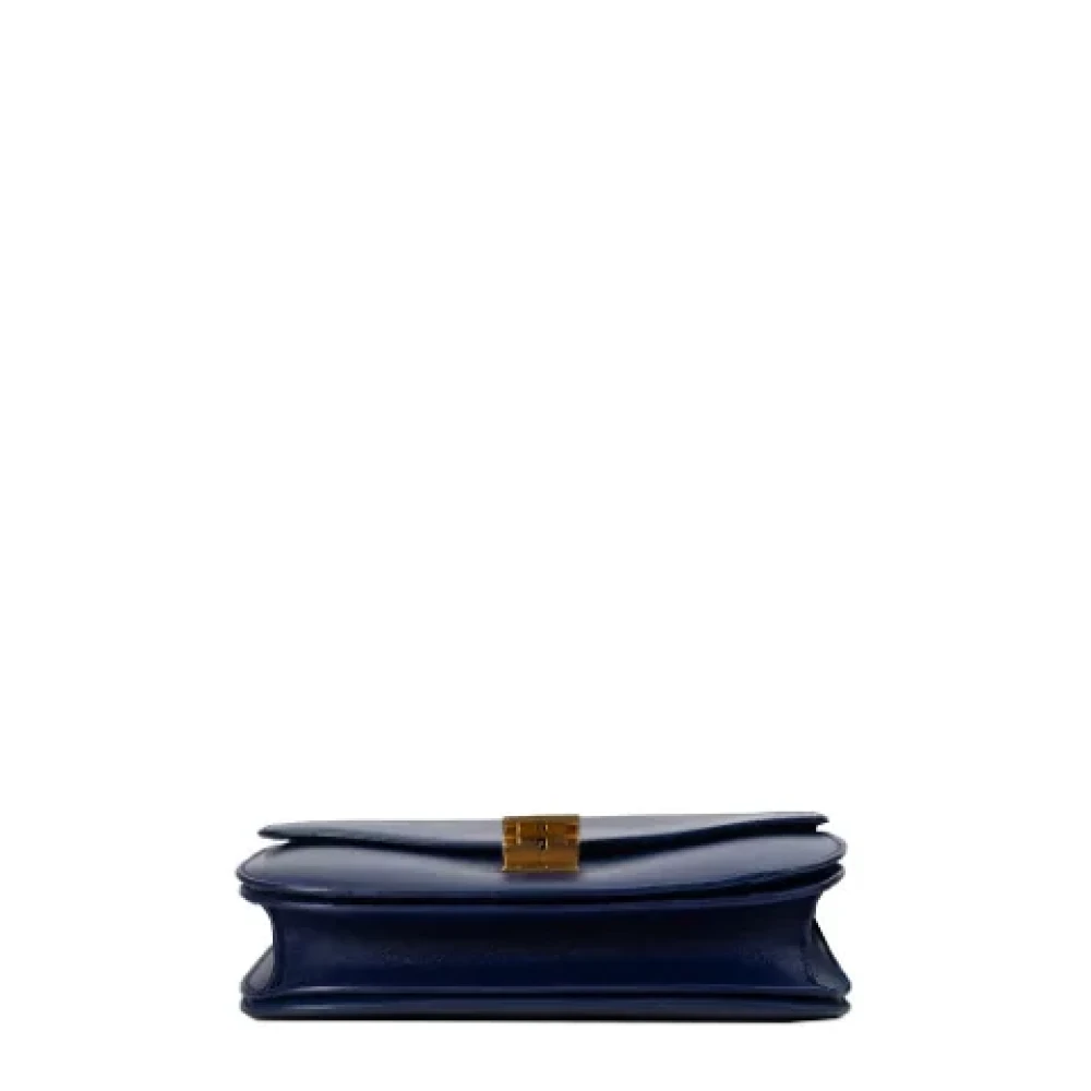Celine Vintage Pre-owned Leather celine-bags Blue Dames