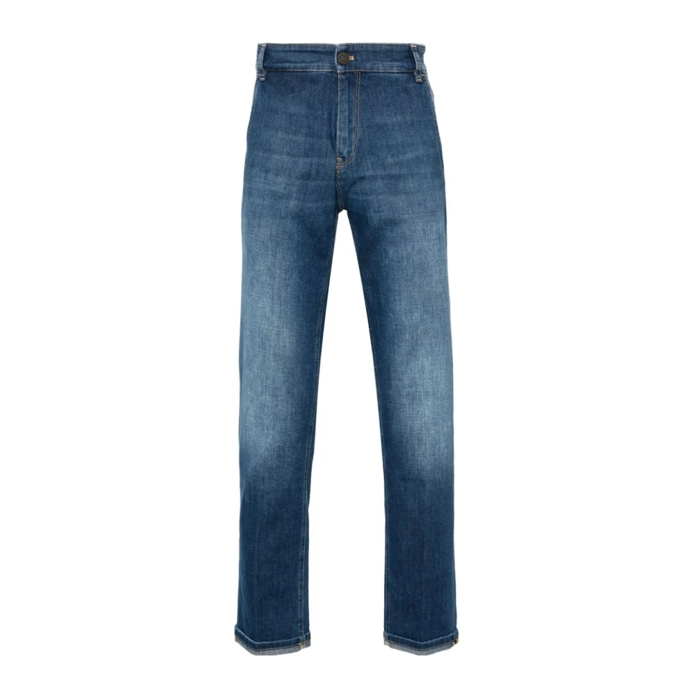 Pt Torino Men's Blue Slim Fit Jeans, W33, Classic Denim Jeans For Everyday Wear