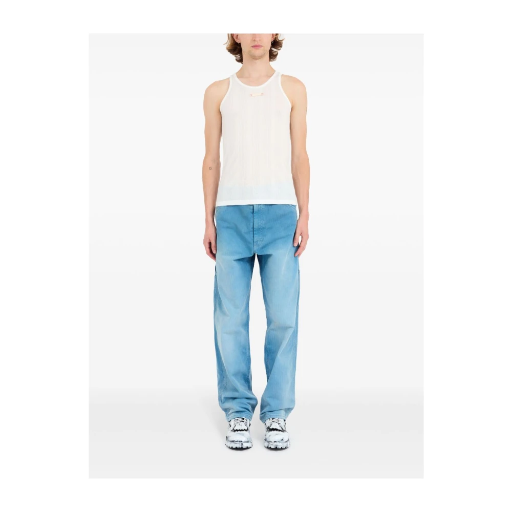Maison Margiela Beige Top met Stijl Beige Heren