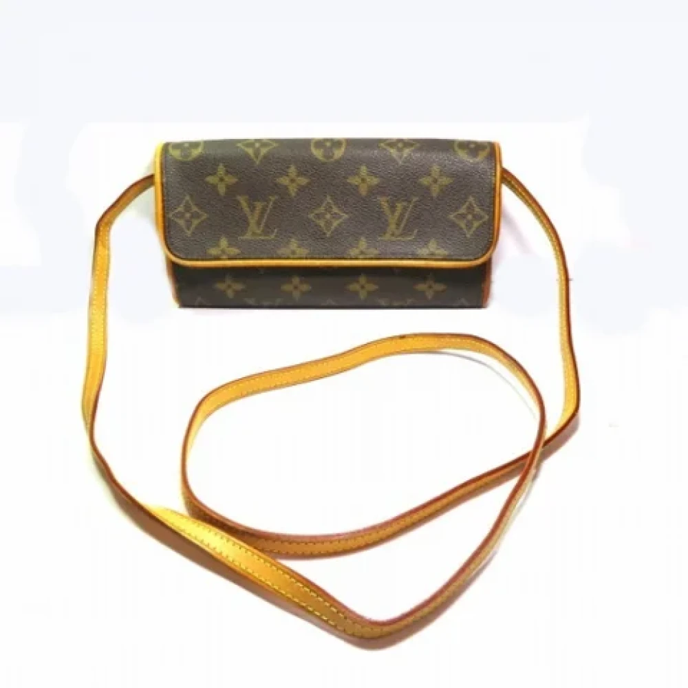Louis Vuitton Vintage Pre-owned Canvas clutches Brown Dames