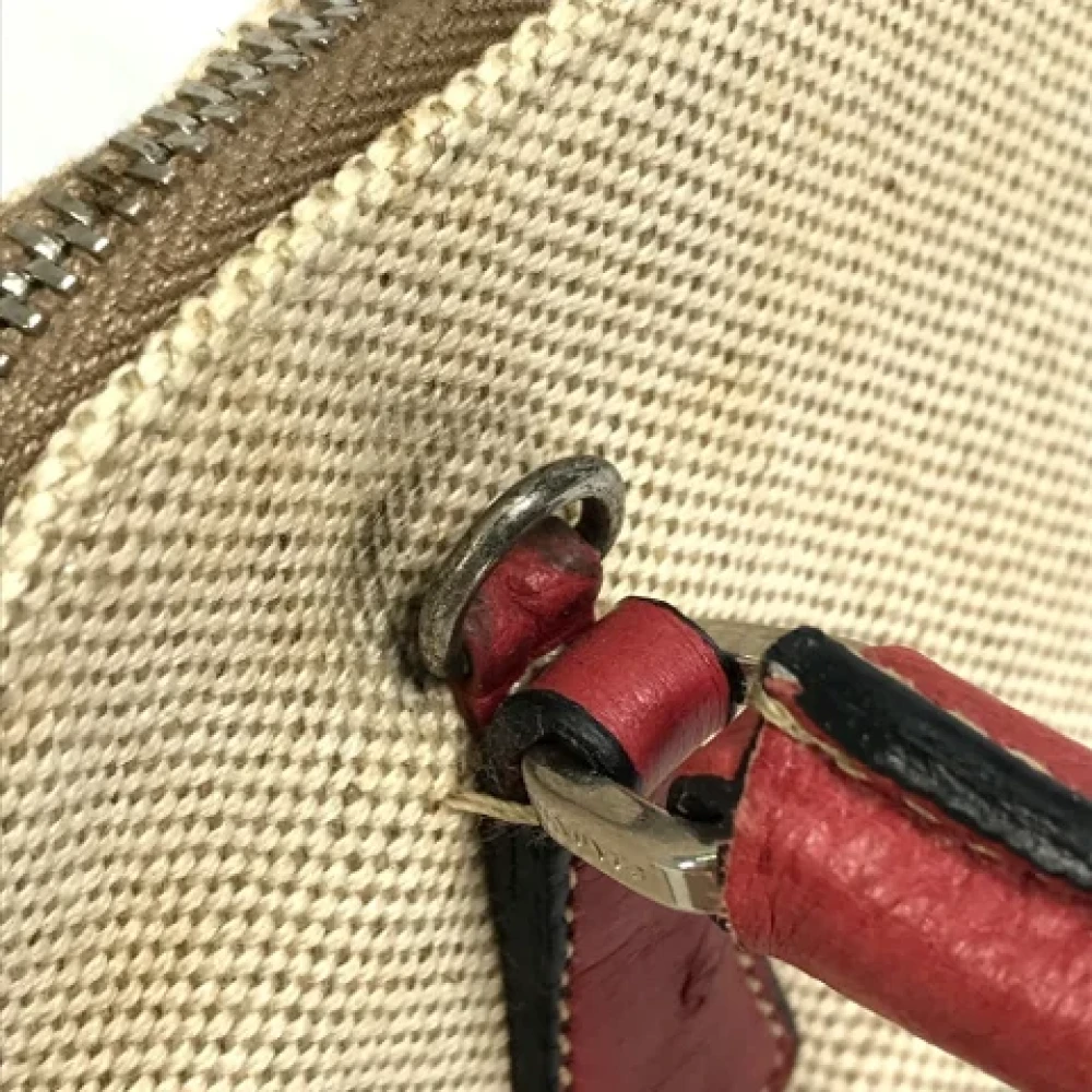 Prada Vintage Pre-owned Fabric prada-bags Beige Dames