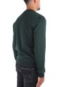 sweatshirt-de-luxe-col-rond-vert-fonce
