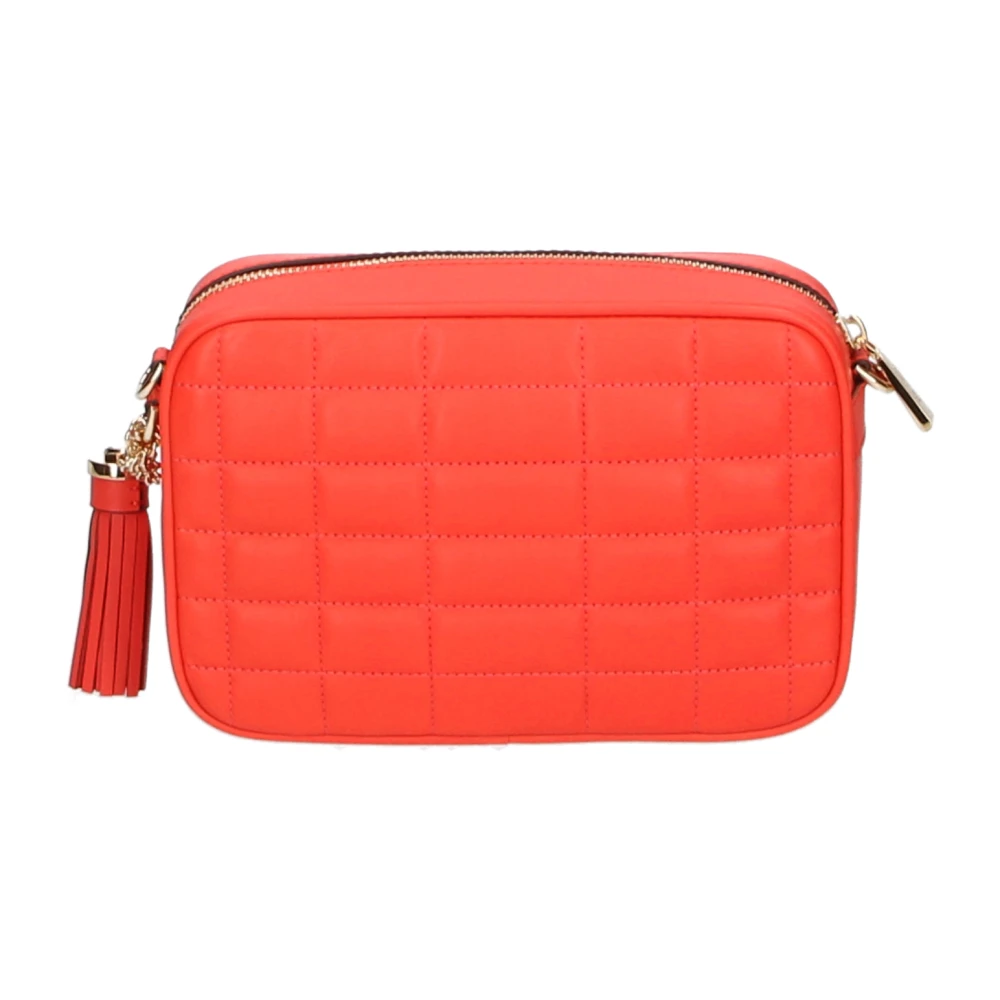 Michael Kors Oranje Gewatteerde Leren Schoudertas Orange Dames