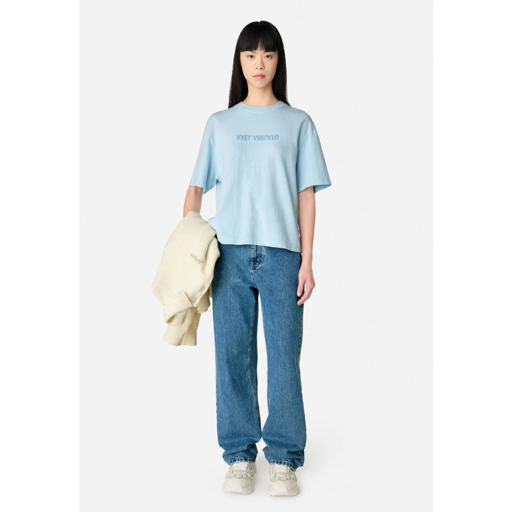 Axel Arigato Verdraai T-shirt Blue Dames