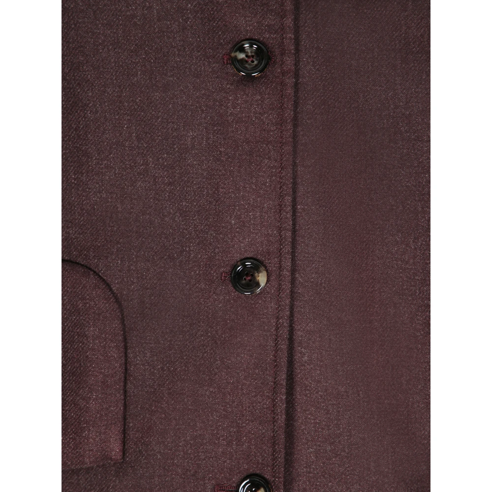 Dell'oglio Bordeaux Blazer Elegante Stijl Brown Heren