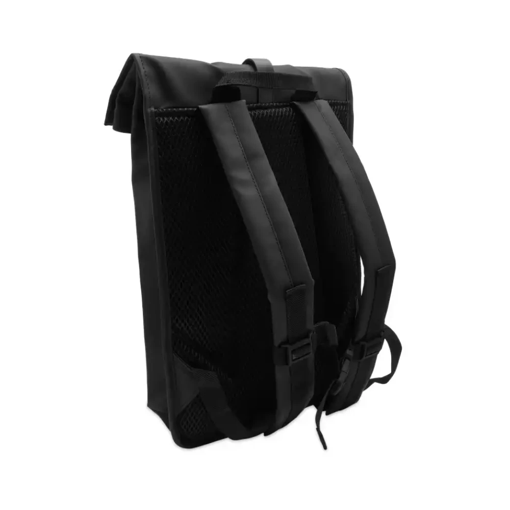 Rains Waterdichte Rolltop Rugzak met Laptopvak Black Dames
