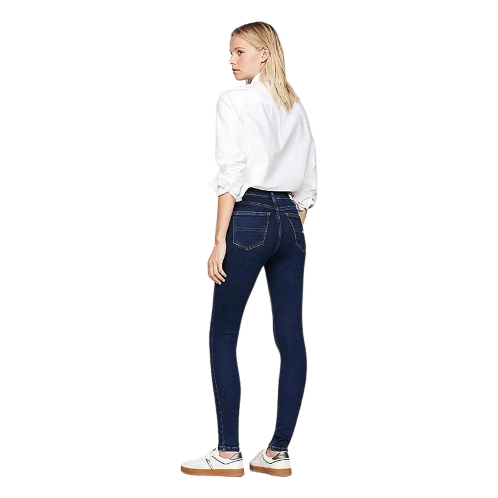 Tommy Hilfiger Skinny Fit Stretch Denim Jeans Blue Dames