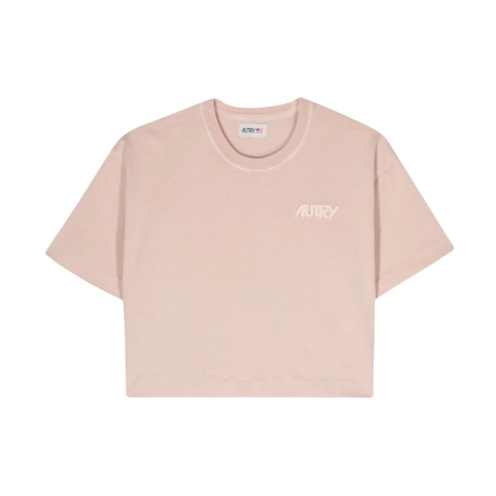 Autry Stijlvol T-shirt 519R Pink Dames