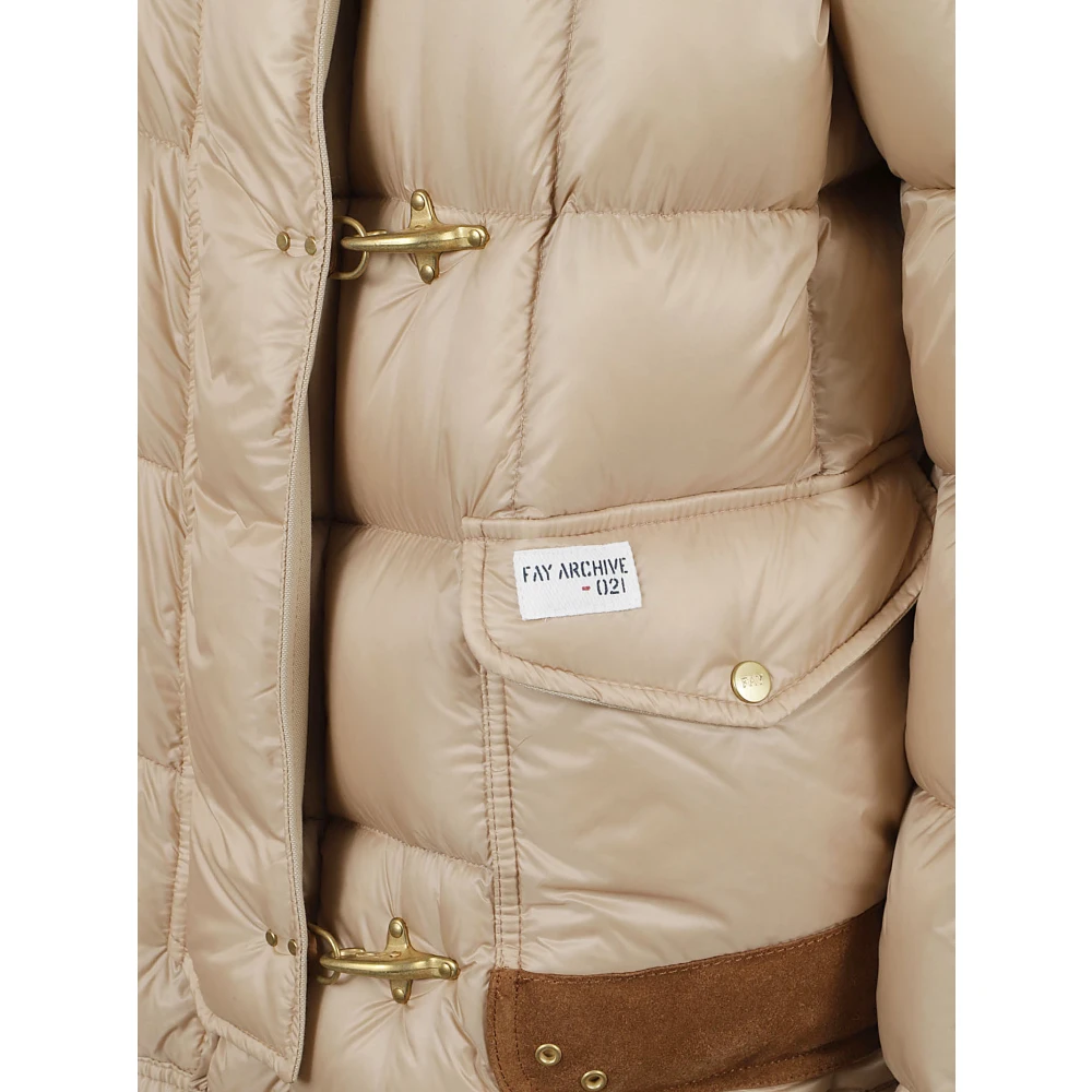 Fay Beige Dons Puffer Jas Beige Dames