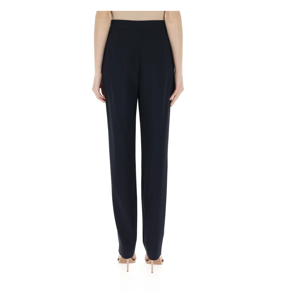 Emporio Armani Blauwe Stijlvolle Broek Blue Dames