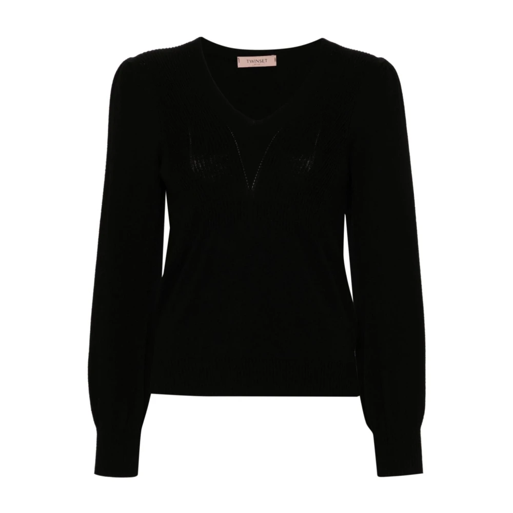 Twinset Stijlvolle Sweater Set Black Dames