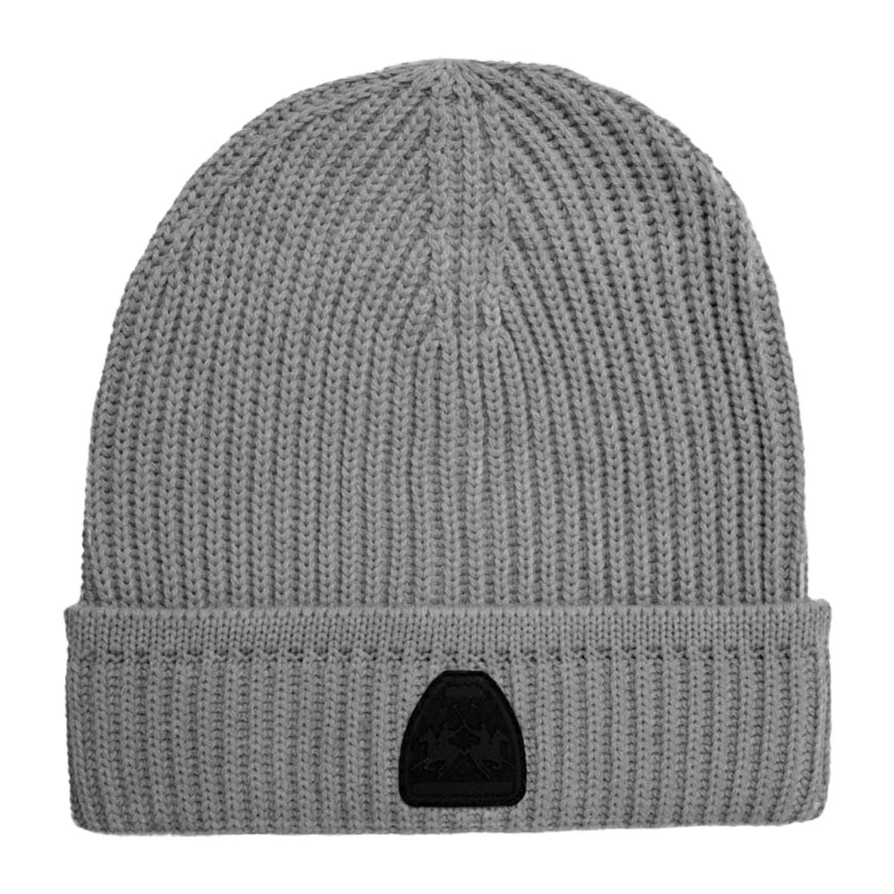 LA MARTINA Geribbelde muts in stijlvol grijs Gray Heren