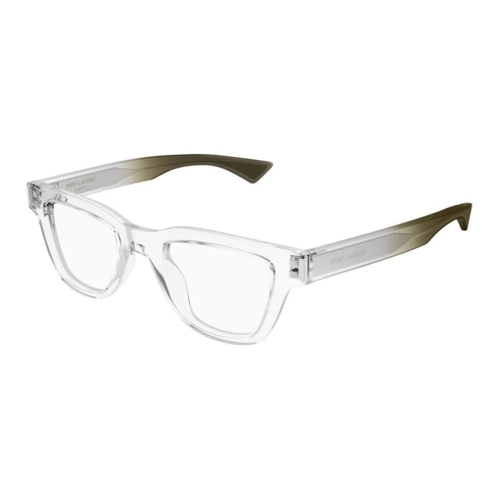 Saint Laurent Men's Gray Glasses, 47 Mm, Jacques Optical Frame