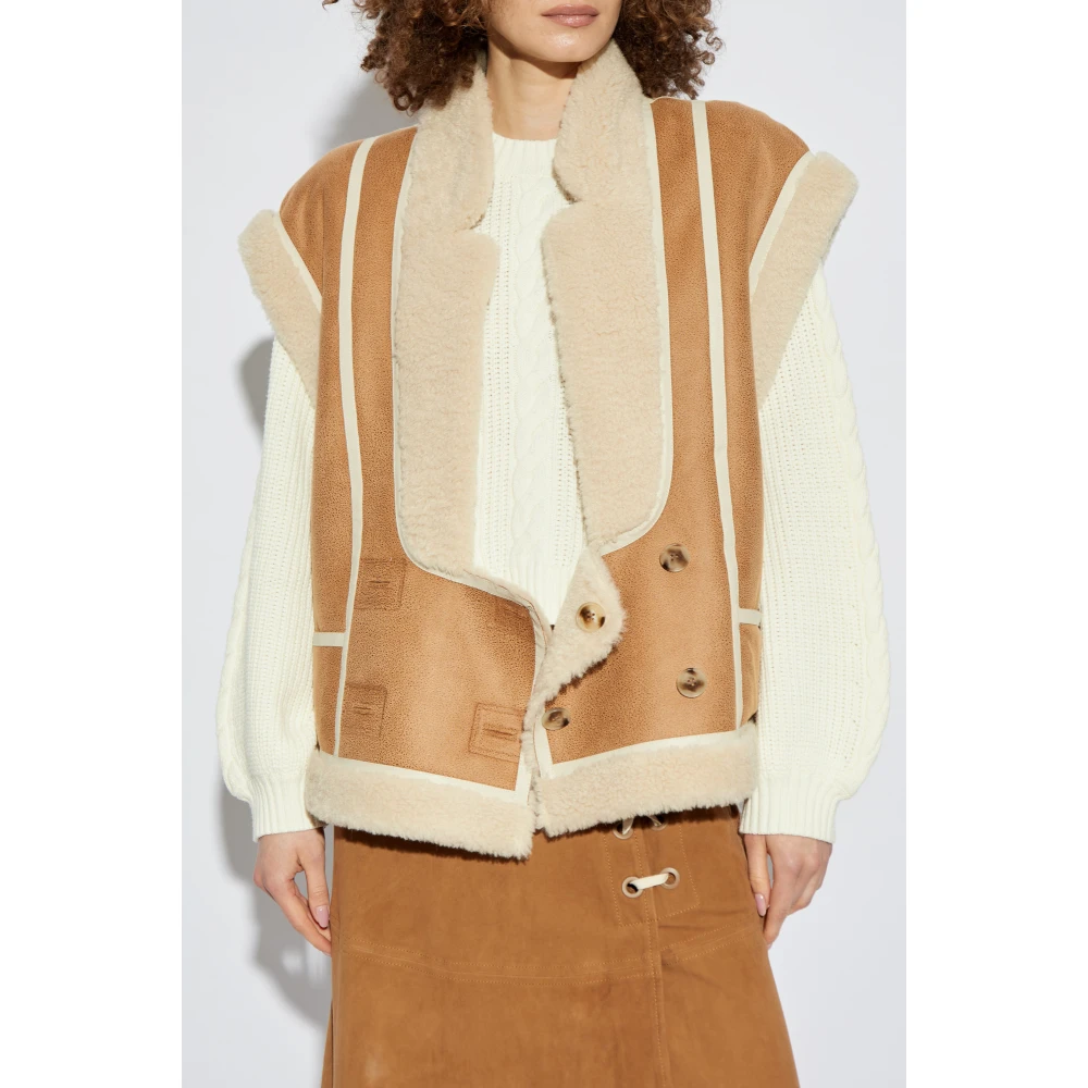 Munthe Omkeerbaar vest 'Fikaly' Brown Dames