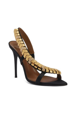 black-satin-chain-sandals