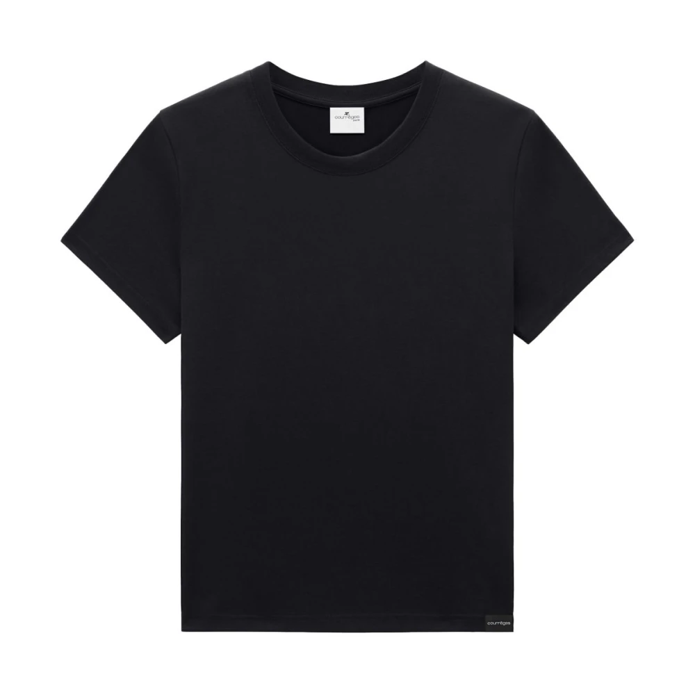 Courrèges Svart Courreges T-Shirts Och Polos