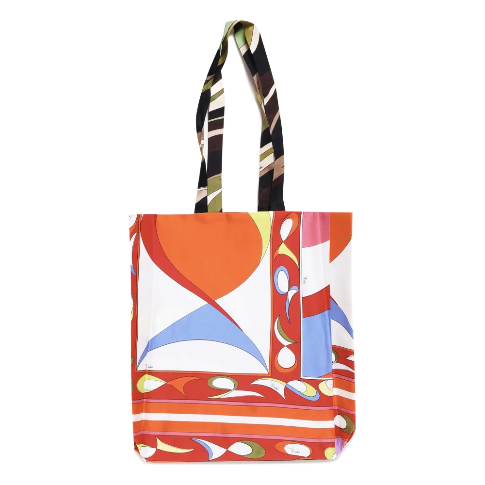 EMILIO PUCCI Multicolor zijden tas voor schouder en hand Multicolor Dames