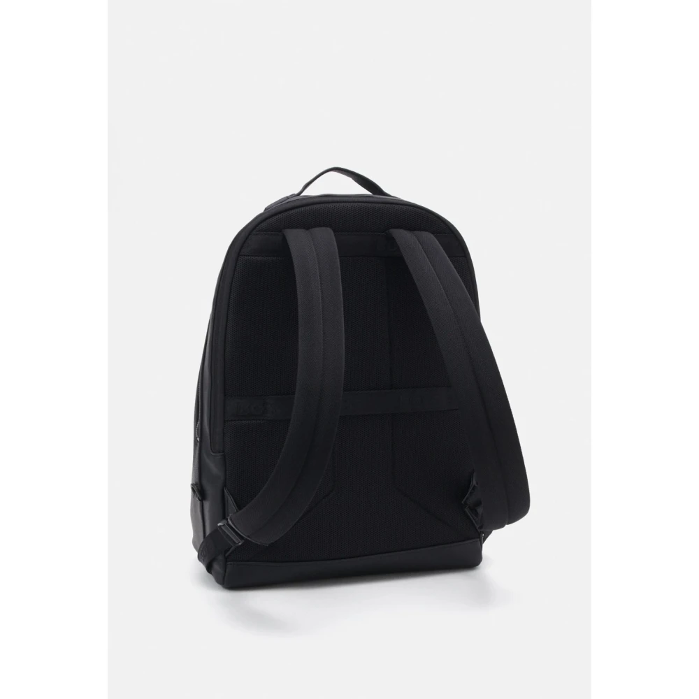 Boss Eco Leer Jareth Rugzak Black Heren