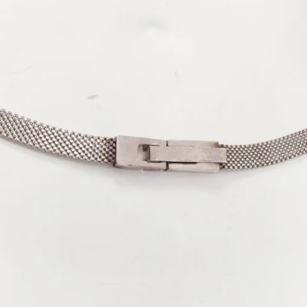 Gucci Vintage Pre-owned Metal belts Gray Dames