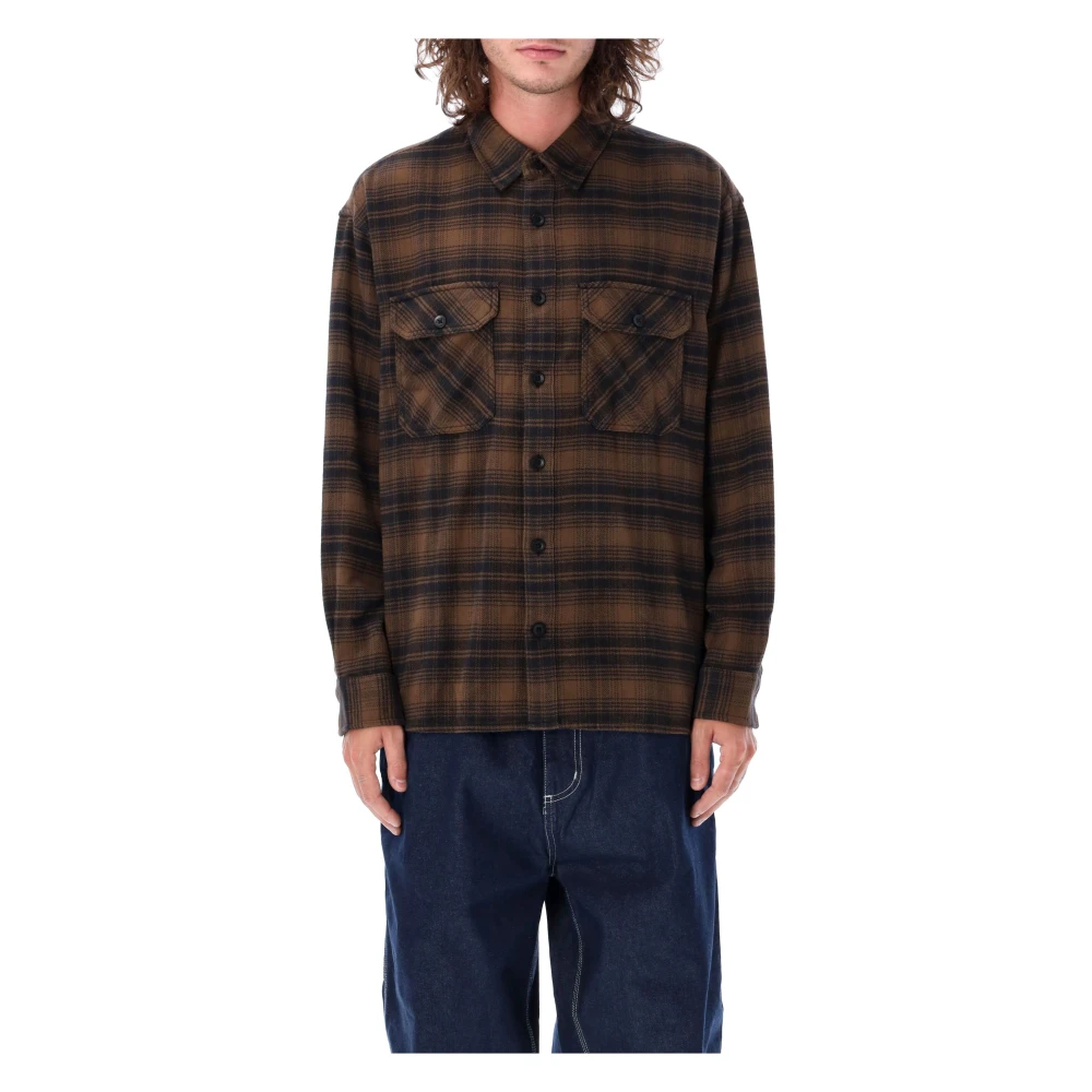 Carhartt WIP Krenz Shirt Stijlvol en Trendy Brown Heren