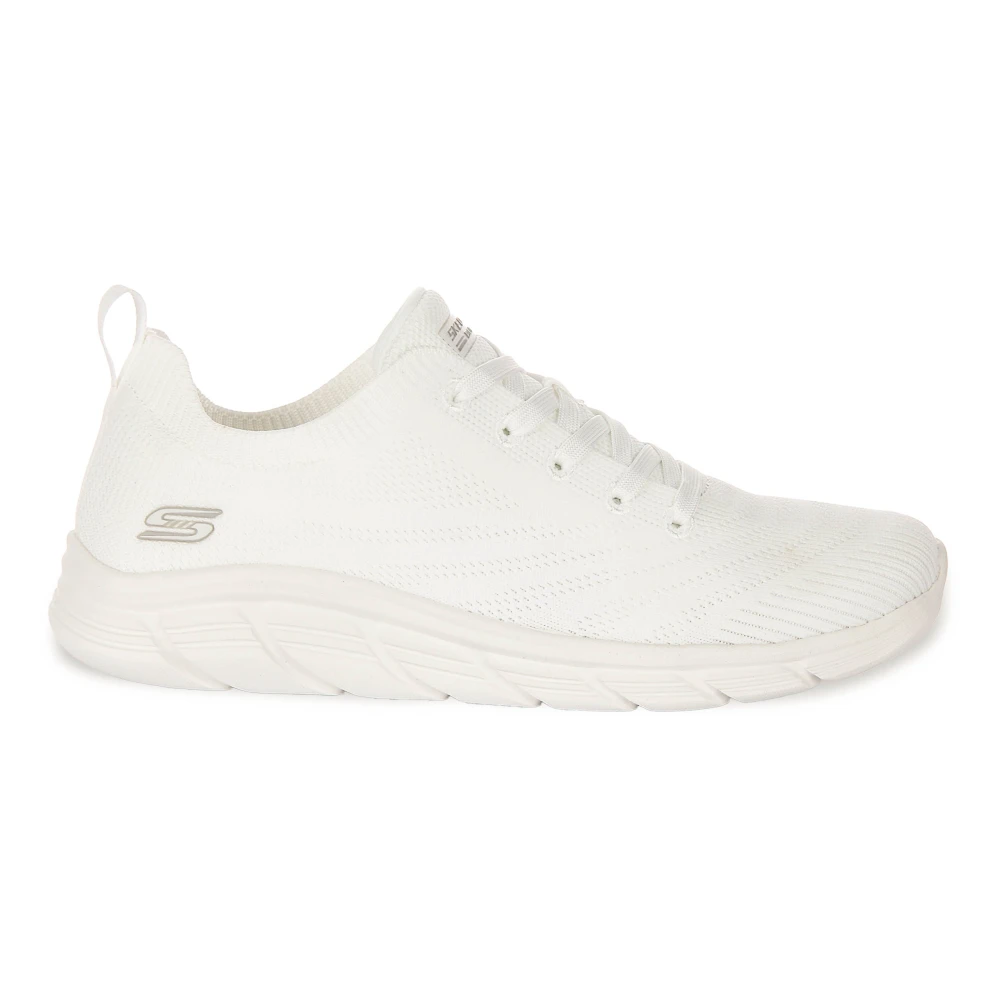 Skechers Women's White Sneakers, 7 Uk, Mesh Sport Trainers For