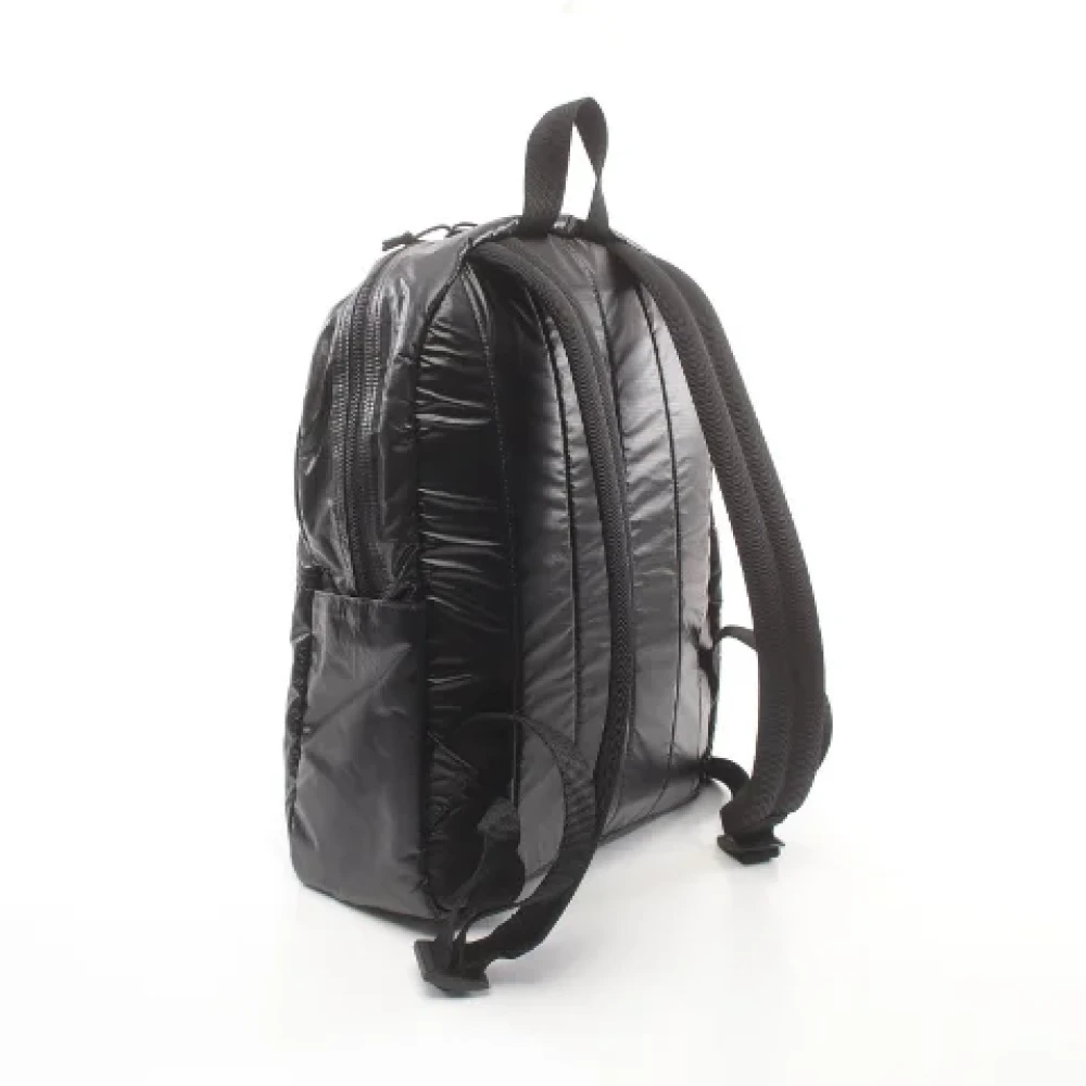 Yves Saint Laurent Vintage Pre-owned Nylon backpacks Black Heren
