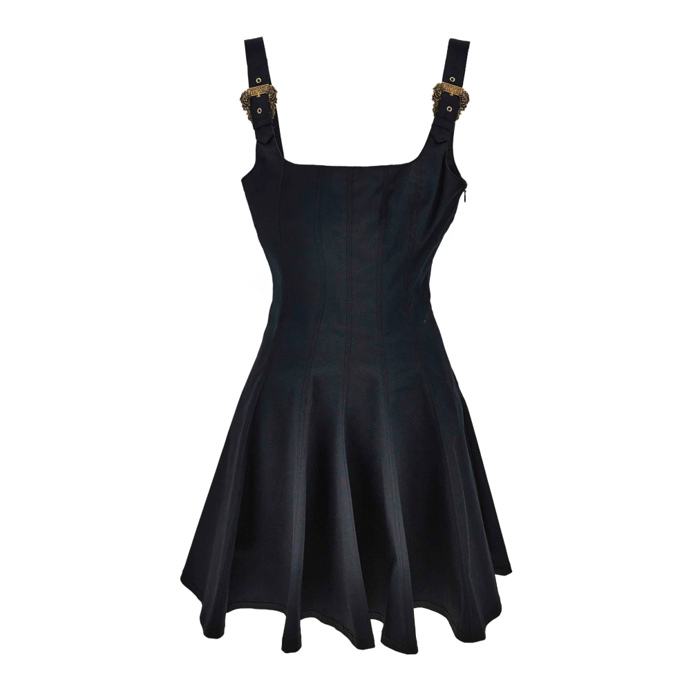 Versace Jeans Couture Kvinno Svart Klänningar Dam, Xs, Klänning