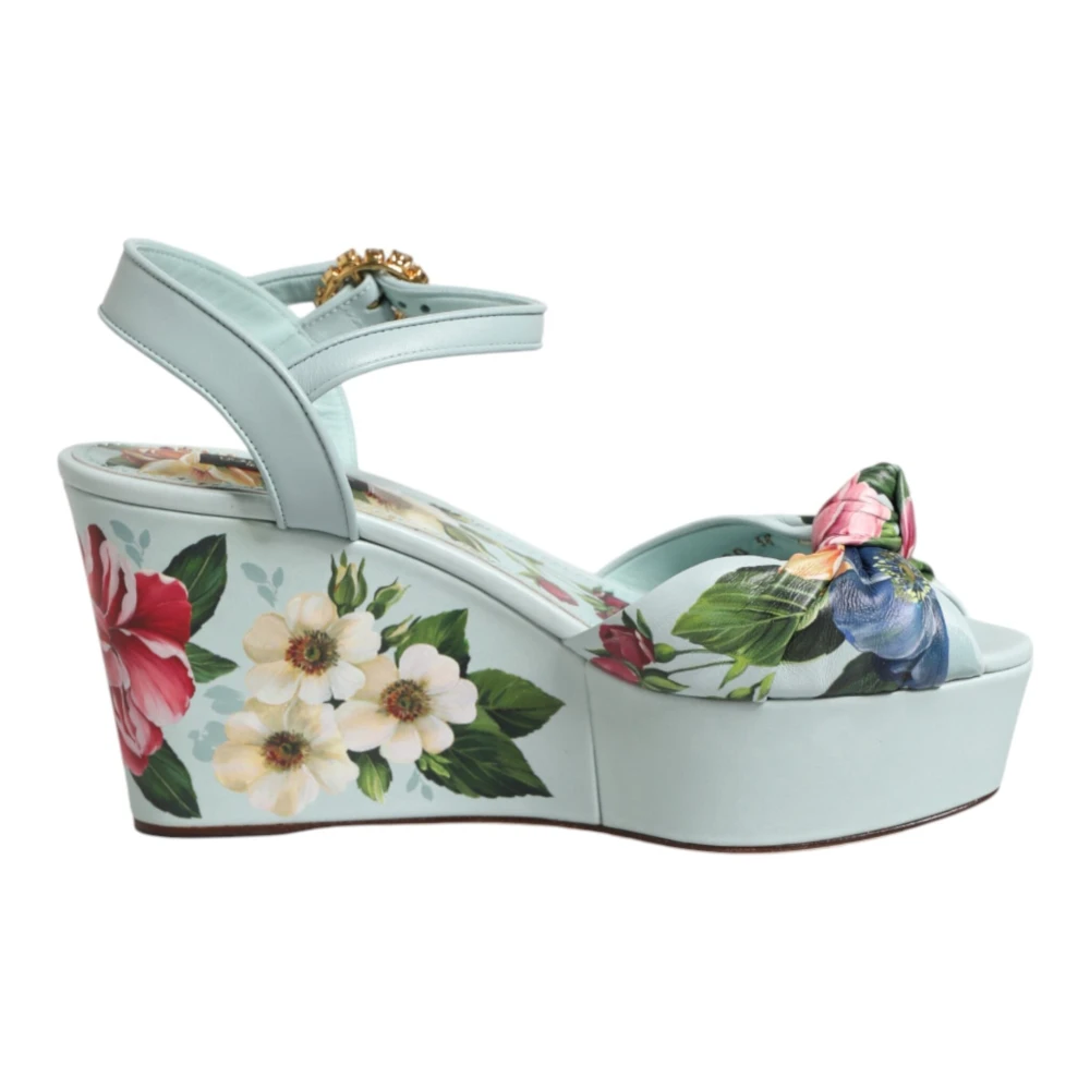 Dolce & Gabbana Vrouw Groente Wedge Sandals