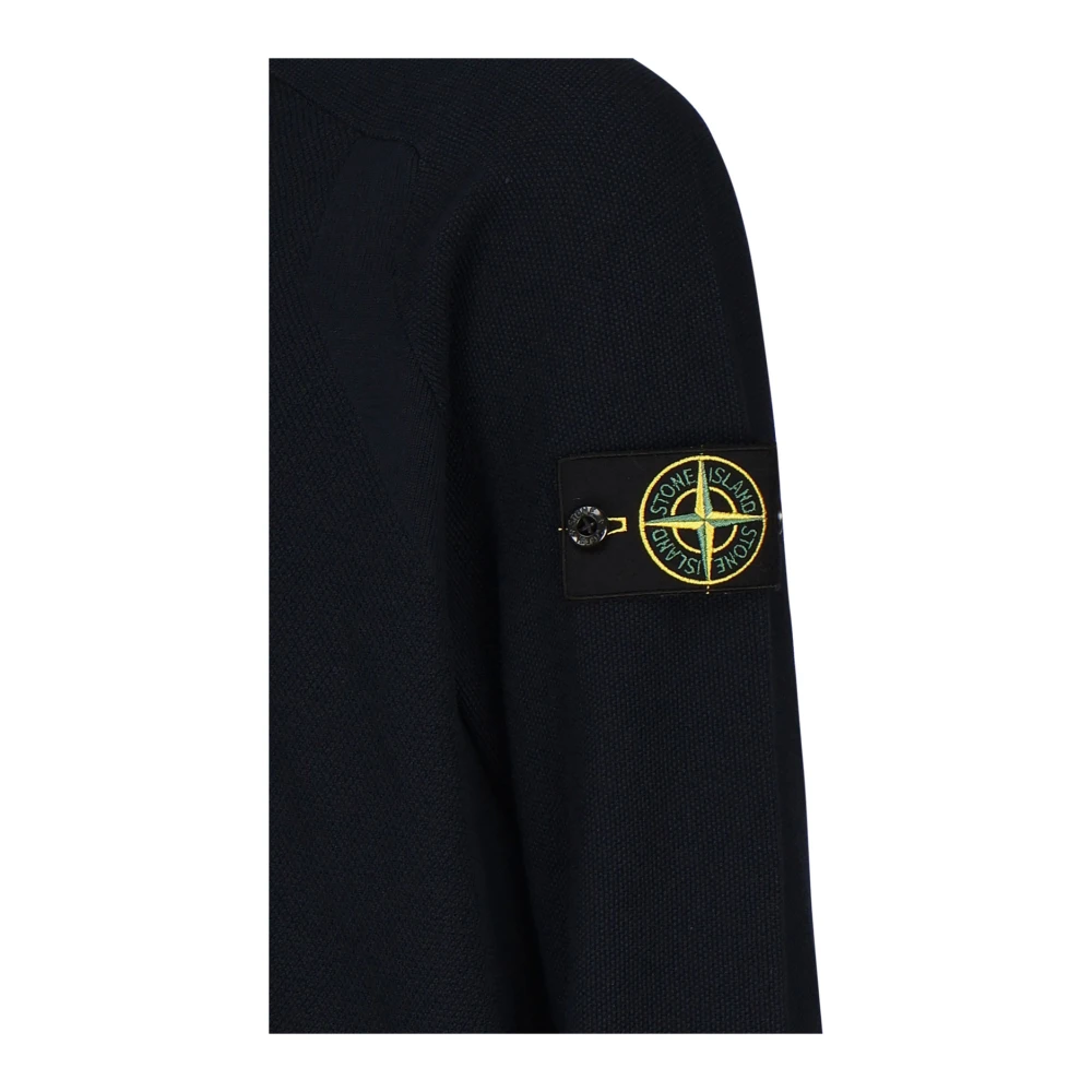 Stone Island Blauwe Sweaters voor Mannen Blue Heren