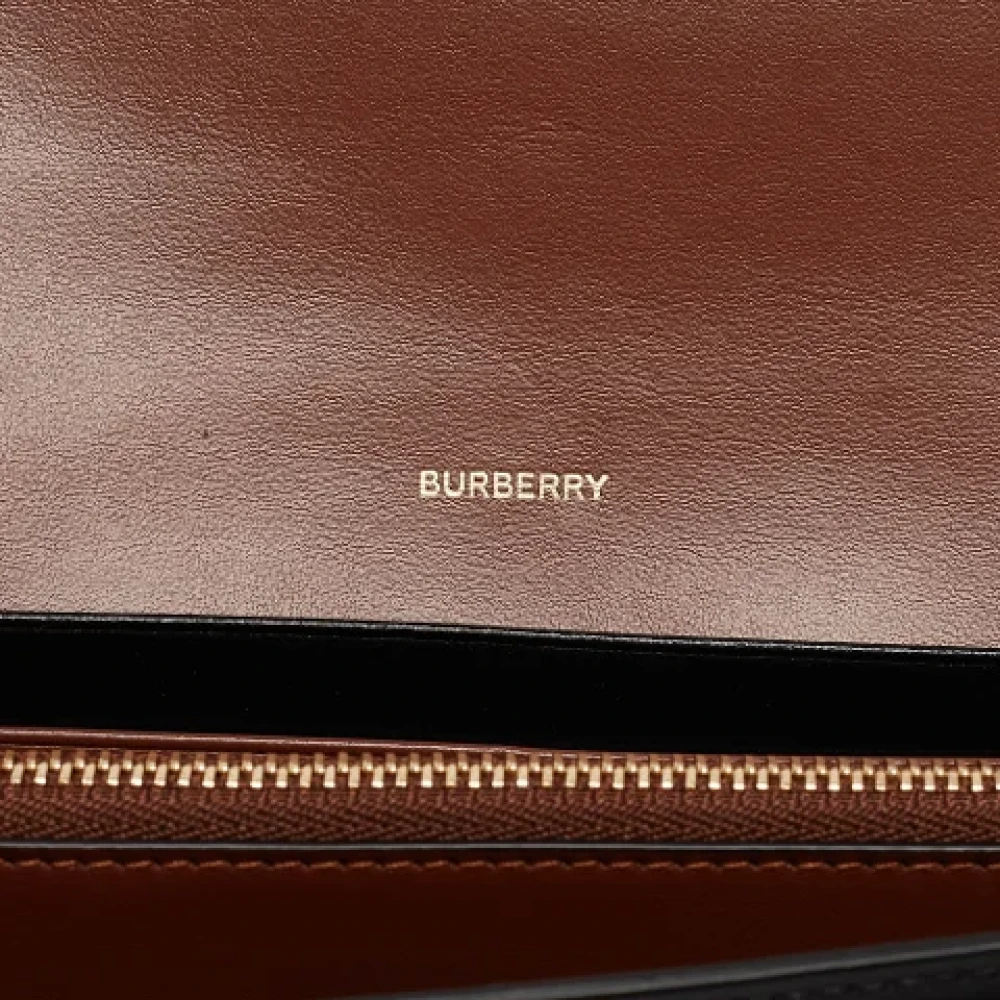 Burberry Vintage Pre-owned Coated canvas wallets Multicolor Dames