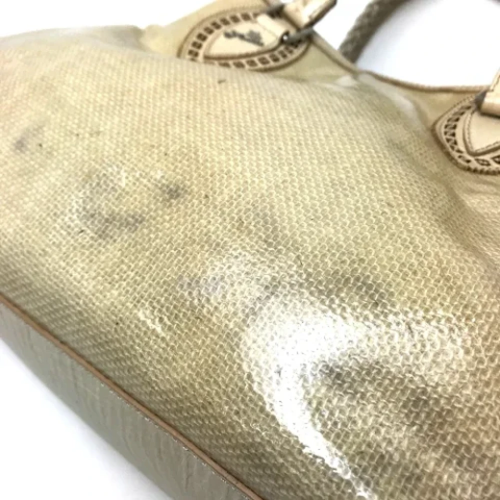 Fendi Vintage Pre-owned Fabric fendi-bags Beige Dames