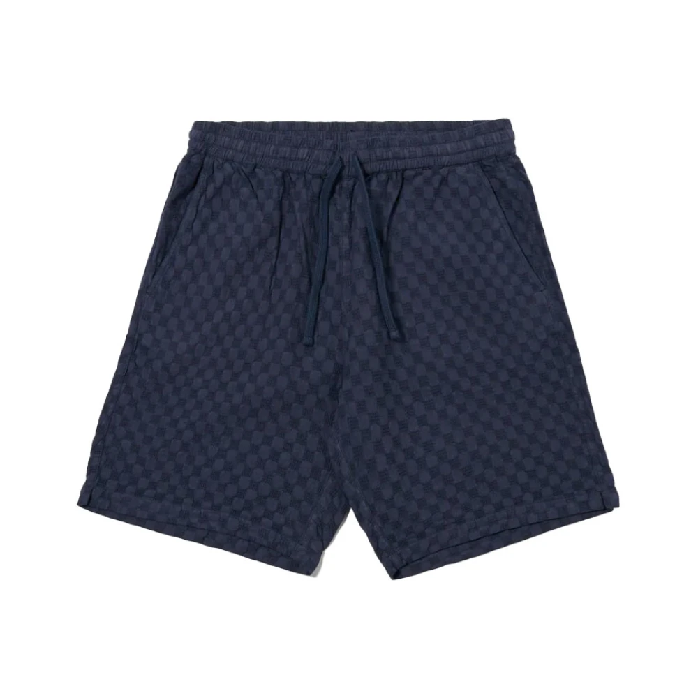 Universal Works Men's Blue Casual Shorts, W30, Simple Short