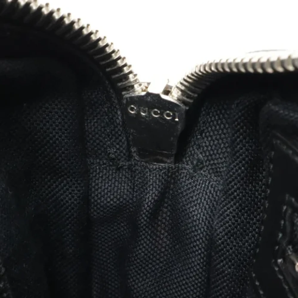 Gucci Vintage Pre-owned Leather crossbody-bags Black Dames