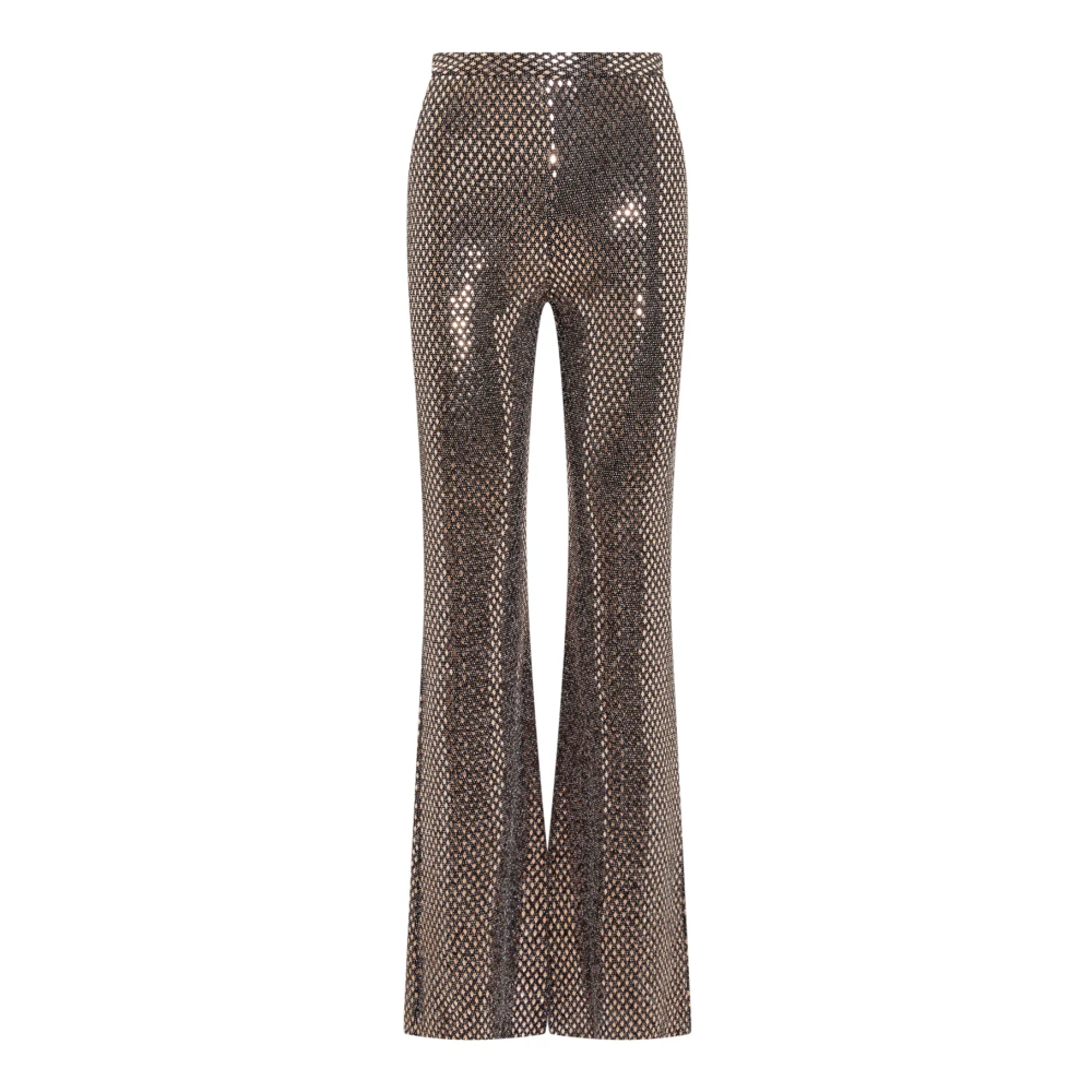 Nineminutes Wide Trousers Gray Dames