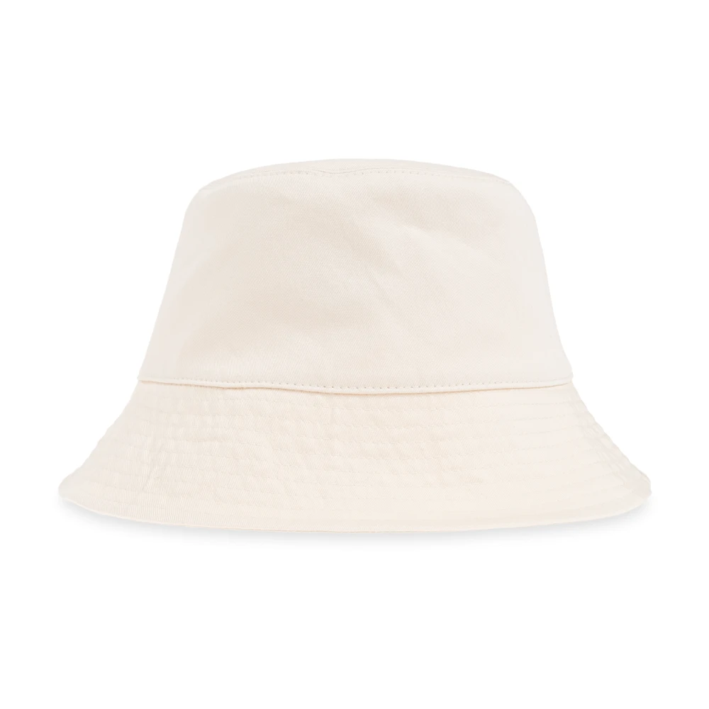 Moncler Muts met logopatch Beige Heren