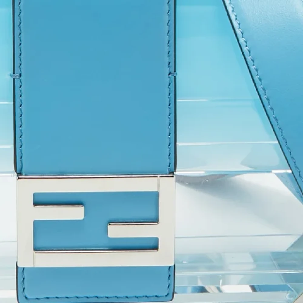 Fendi Vintage Pre-owned Leather fendi-bags Blue Dames