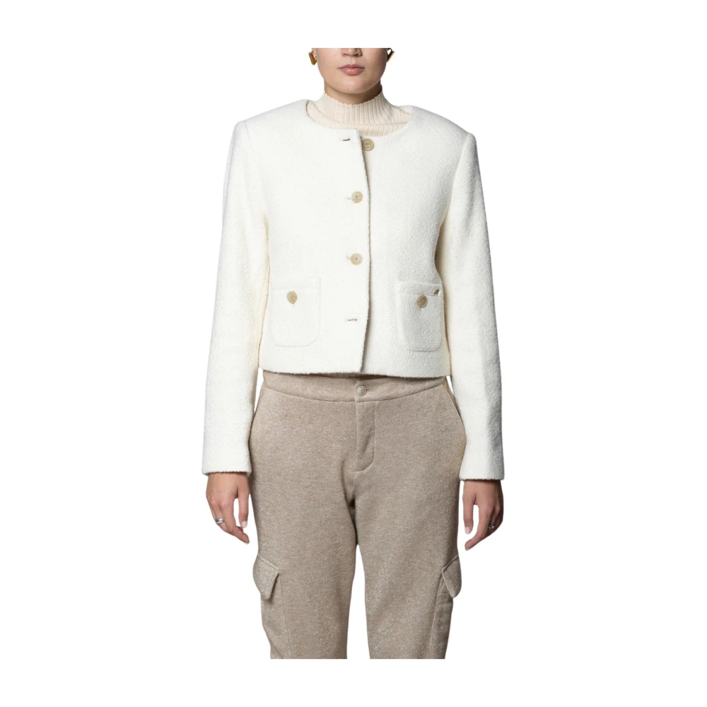 Mason's Damen Beige Jacken, Xsgröße: