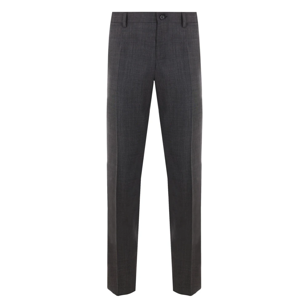 Dolce & Gabbana Grijze Jurken met Slim Fit Gray Heren
