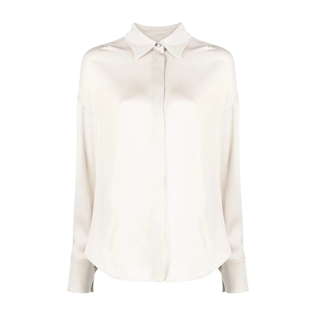 Lorena Antoniazzi Casual Beige Lange Mouwen Shirt Beige Dames